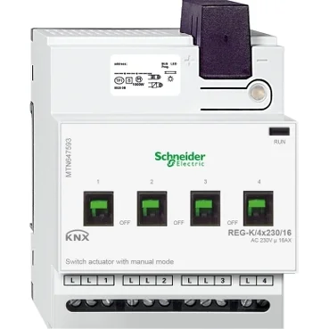 SCHNEIDER MTN647593-Switch actuator REG-K/4×230/16