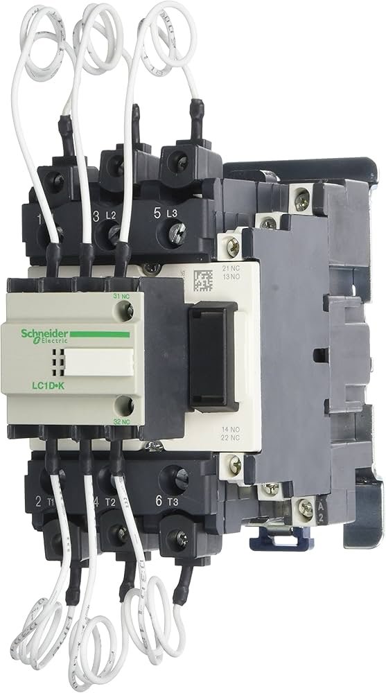 LC1DPK12M7 - TeSys LC1D.K capacitor duty contactor - 3P - 33.3 kVAR - 415 V - 220 V AC coil