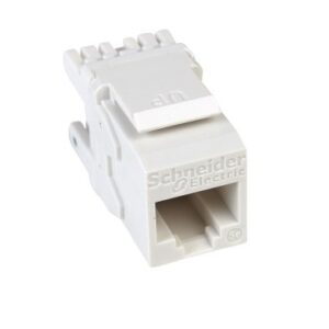 SCHNEIDER DCEKYSTUWT-Category 5e, UTP Keystone Modular Jack