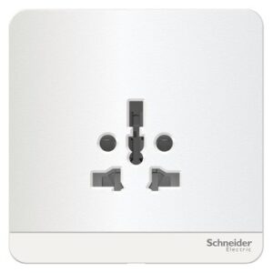 SCHNEIDER E83426TS_WE-socket outlet 16A 2P 3P British BS 1363A - white