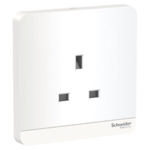 SCHNEIDER E83426_WE-cover plate for socket-outlet, 13A, 3P, White
