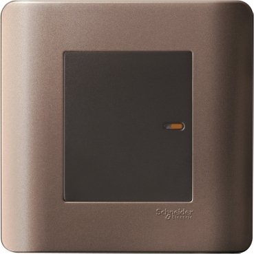 E8431/2_SZ-20 A 1 gang 2 way switch - silver bronze