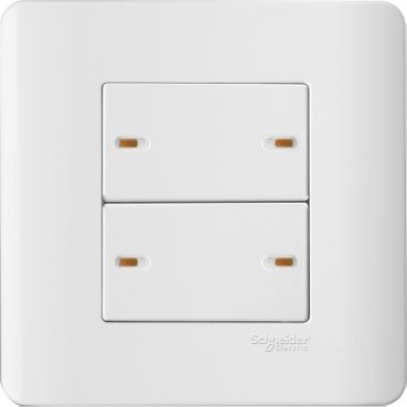 E8434/1 WE - 16A 250V - 4 gang 1 way switch (WE)