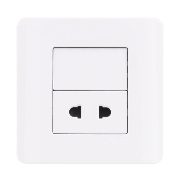 ZENcelo - 16A 250V - 1 gang 2 universal pin socket (WE) - E84426U WE