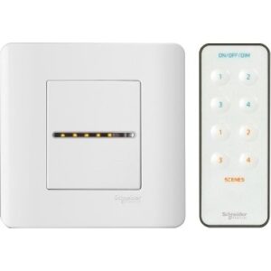 SCHNEIDER E84752D500T_WE-Silent Dimmer with Remote Controller, White