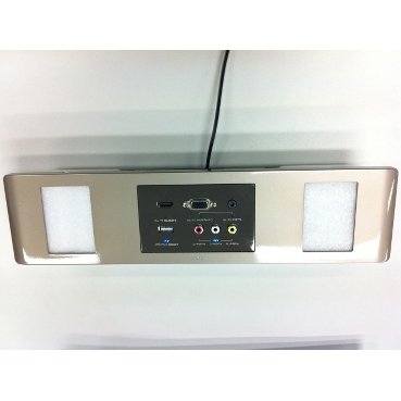 ZENcelo - Active MAP panel with RCA/HDMI/USB/DB15/MiniAudio - silver bronze E84MAPACTPS_SZ