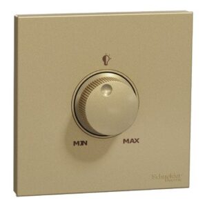 Universal dimmer with switch, AvatarOn C, Wine gold
