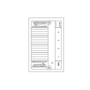 GE IC670ALG320 ANALOG OUTPUT MODULE