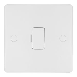 SCHNEIDER GU5000-Ultimate Slimline - unswitched fused connection - white