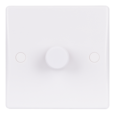 Schneider electric - Ultimate Slimline dimmer switch 400W/VA, 1gang, 2way, main & LV, white GU6012C