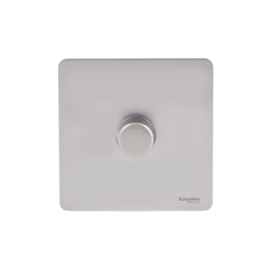 SCHNEIDER GU6412LPN - electric Ultimate Scewless dimmer switch 100W/VA, 1gang, 2way, LED, pearl nickel