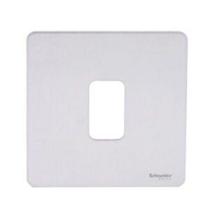 Schneider electric - Ultimate - screwless plate Grid system - 1 gang - stainless steel GUGS01GSS