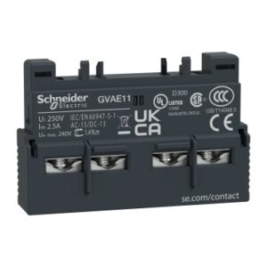 SCHNEIDER GVAE11-TeSys GV2 & GV3 - auxiliary contact - 1 NO + 1 NC