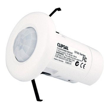 Clipsal PIR Occupancy Sensor, C-Bus Control and Management System, Flush Mount, 360 Degree - 5753L