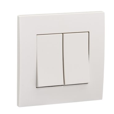 SCHNEIDER KB32_WE-Vivace 16AX 250V 2 way 2 gang white