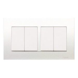 SCHNEIDER KB34/1-Vivace 16AX 250V 4gang 1Way Switch