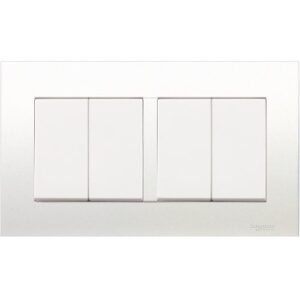 SCHNEIDER KB34_WE-10A250V 4 Gang 2 Way Switch