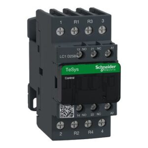 LC1D258D7 - TeSys D contactor - 4P(2 NO + 2 NC) - AC-1 - <= 440 V 40 A - 42 V AC coil