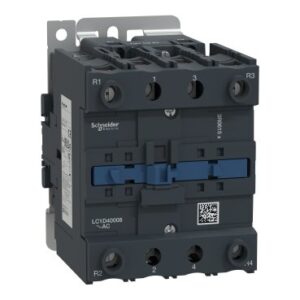 LC1D40008E7 - TeSys D contactor - 4P(2 NO + 2 NC) - AC-1 <= 440 V 60 A - 48 V AC 50/60 Hz coil