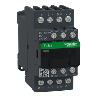 LC1DT406BD - TeSys D contactor - 4P(4 NO) - AC-1 - <= 440 V 40 A - 24 V DC standard coil