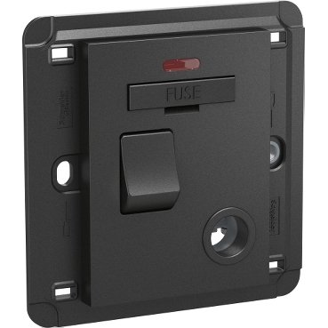 SCHNEIDER MGU5.634.12-Unica - switched fuse mechanism - 13 A 250 V AC - graphite