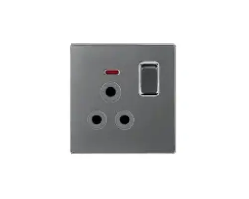 32A switched socket with neon