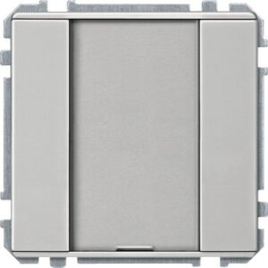 Schneider electric Push-button, 1-gang plus, stainless steel, Artec MTN628046