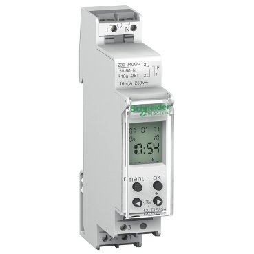 CCT15854 - Acti9 - IHP - 1C digital time switch - 24 hours + 7 days
