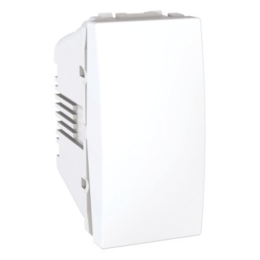 SCHNEIDER MGU3.105T.18-Unica - rocker switch - intermediate - 10 AX 250 VAC - 1 m - white