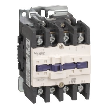 LC1D80008U5 - Contactor, TeSys Deca, 4P(2 NO + 2 NC) , AC-1 <= 440V, 125A, 240V AC 50 Hz coil