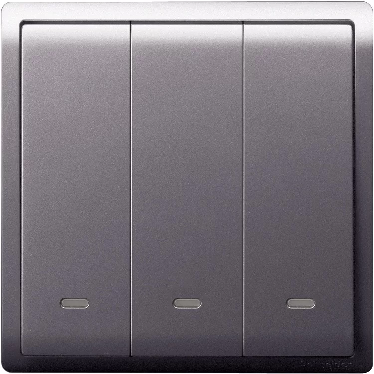 SCHNEIDER E8233L1F20_AS - 20A-16AX 250V 3 Gang 1 Way Switch