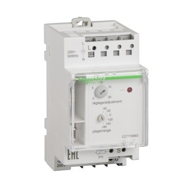 CCT15840 - Acti 9 - TH7 - thermostat - 1 zone - -40 °C to +80 °C