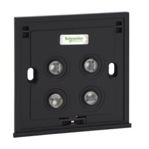 SCHNEIDER U204SPM/1-B00 - Ulti - 250V 16 AX - 4 gang - 1 way - switch module - blue LED