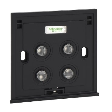 SCHNEIDER U204SPM/1-B00 - Ulti - 250V 16 AX - 4 gang - 1 way - switch module - blue LED