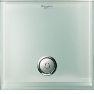 SCHNEIDER UC31BP_XGL8-Ulti - bell press switch cover plate (crystal glass)