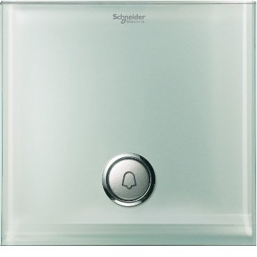 SCHNEIDER UC31BP_XGL8-Ulti - bell press switch cover plate (crystal glass)