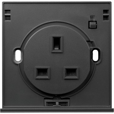 SCHNEIDER US15_B00-250V 1 Gang 13A Switched BS Socket Module, Blue LED