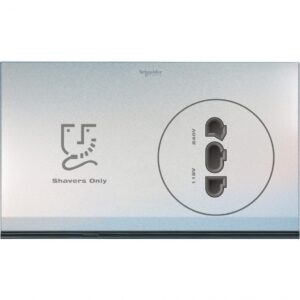 SCHNEIDER US727H XPW-SHAVER SOCKET , PEARL WHI