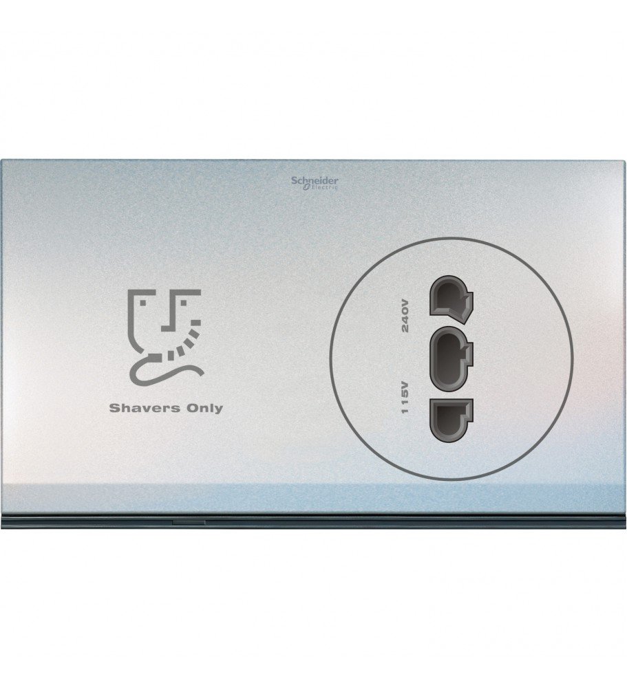 SCHNEIDER US727H XPW-SHAVER SOCKET , PEARL WHI