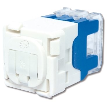 SCHNEIDER VDIB1775XUWE-Category6A, UTP 30 Mech Non-Shutter Modular Jack, White