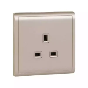 SCHNEIDER E82426_WG-Pieno 13A 250V 1 Gang Socket Wine Gold