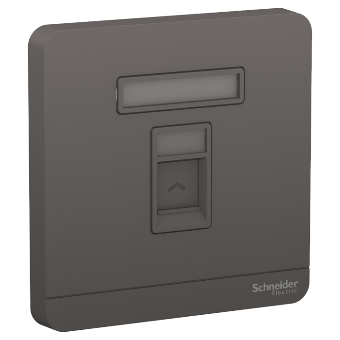 SCHNEIDER E8331RJS4_DG-Telephone Socket, Dark Grey