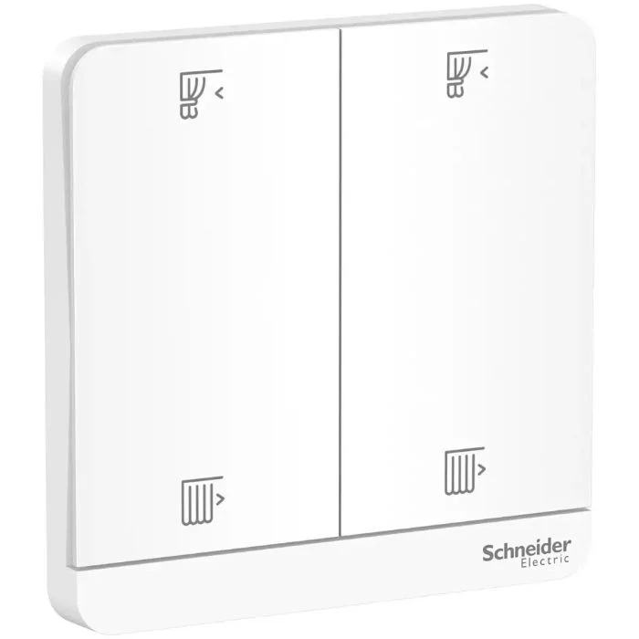 SCHNEIDER E8332C_WE-AvatarOn, 2 switches for curtain, 10 A, 250 V, White