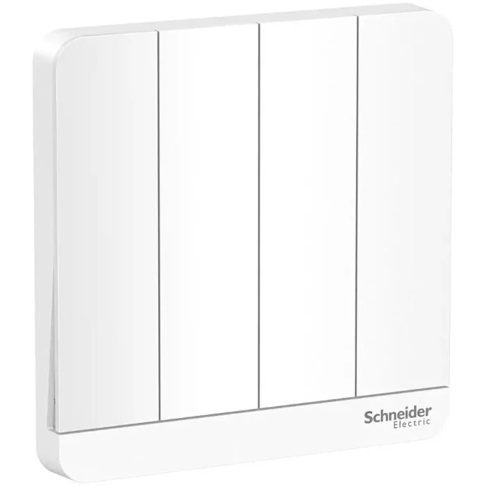 SCHNEIDER E8334L2_WE-AvatarOn, 4 switches, 16AX, 250V, 2 way, White