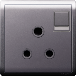 SCHNEIDER E8215_15C_LS-Pieno 15A 250V 1Gang Switched Socket,lavender Silver